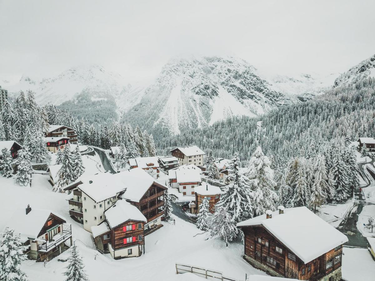 Hotel Garni Sonnenhalde Arosa Buitenkant foto